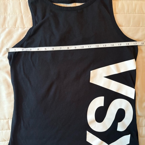 VSX Black Strappy Back Tank Top - Picture 4 of 6